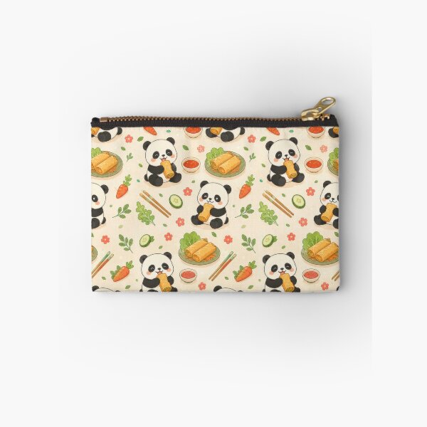 Item preview, Panda Spring Roll Kawaii Pattern designed and sold by Soft Berry Studio.