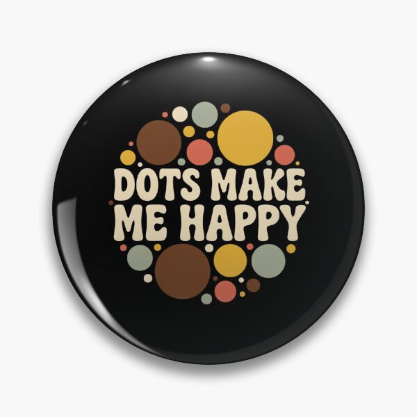 Item preview, Dots Make Me Happy T Shirt, Retro Polka Dot Shirt, Playful Vintage Tee, Cute Graphic Gift designed and sold by Daily Mood Tees.