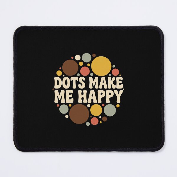 Item preview, Dots Make Me Happy T Shirt, Retro Polka Dot Shirt, Playful Vintage Tee, Cute Graphic Gift designed and sold by Daily Mood Tees.