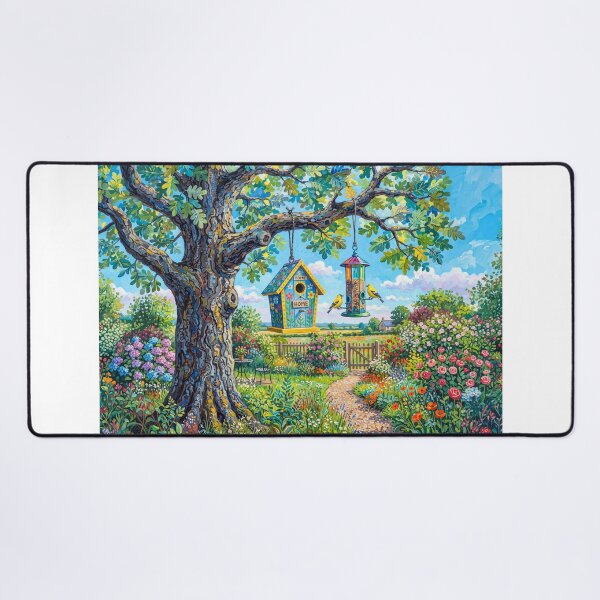 Item preview, Country Bird House And Bird Feeder designed and sold by Home Decor Art.
