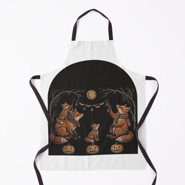 Item preview, Cozy Fox Family Halloween - Dark Cottagecore Woodland Folk Art Cozy Halloween Goblincore designed and sold by Neurospicy Trolls.