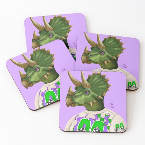 Item preview, Triceratops Dinosaur Speedway designed and sold by Chelseigh Rae Artistry.