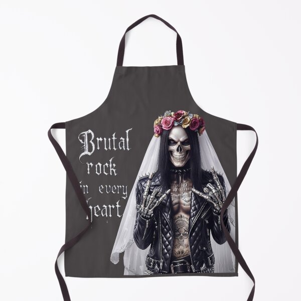 Item preview, Brutal Rock Skeleton Bride Tattoo designed and sold by Voodoo Store Paranormal Collections.