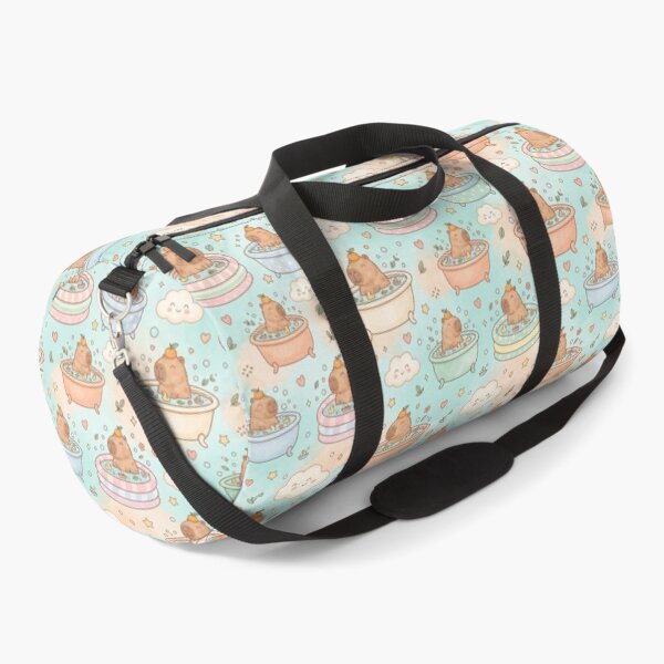 Item preview, Cute Capybara Bath Time Seamless designed and sold by LenNo9881.