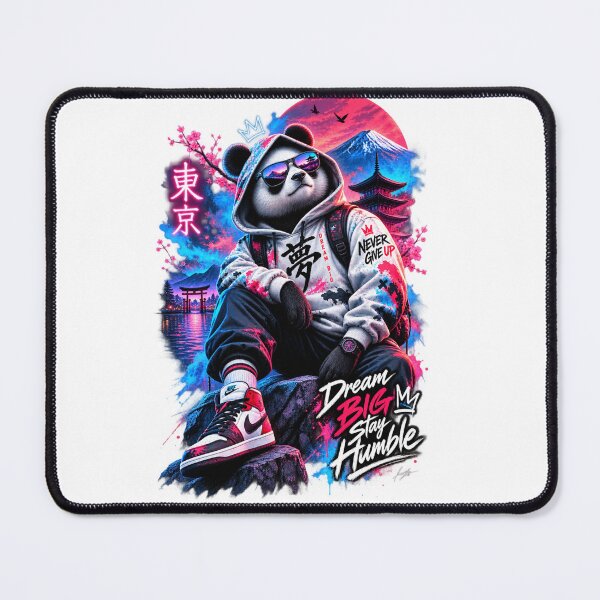 Item preview, Cyberpunk Panda Tokyo Streetwear – Dream Big designed and sold by Groovy Nest.