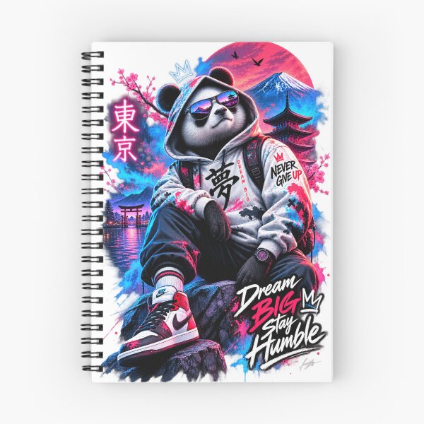 Item preview, Cyberpunk Panda Tokyo Streetwear – Dream Big designed and sold by Groovy Nest.