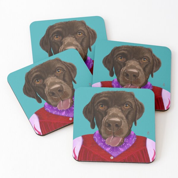 Item preview, Cowgirl Chocolate Lab  designed and sold by Chelseigh Rae Artistry.