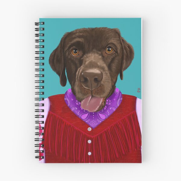 Item preview, Cowgirl Chocolate Lab  designed and sold by Chelseigh Rae Artistry.