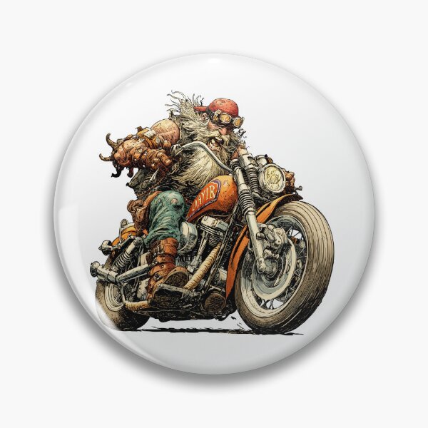 Artikelvorschau, Illustration eines coolen Bikers entworfen und verkauft von robyeyedropy.