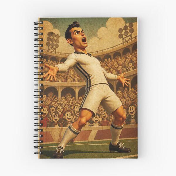 Item preview, Retro Vintage 1930s Cartoon Soccer Player Legend Number 7-#RetroCartoon # designed and sold by mo-carnival.