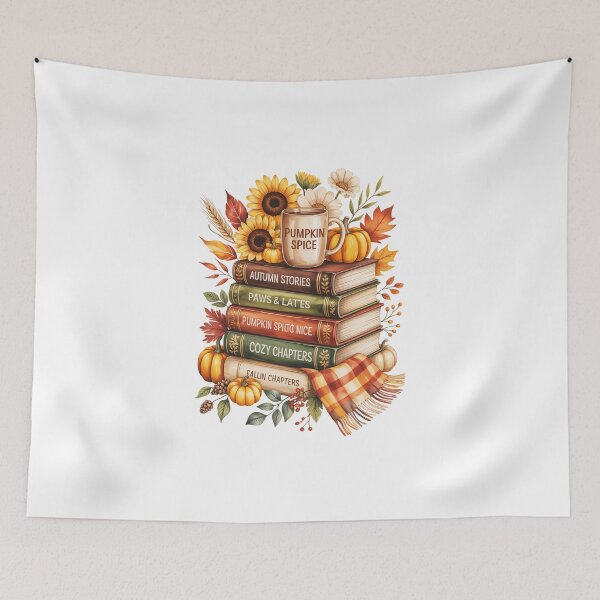 Item preview, Pumpkin Spice and books designed and sold by jkrphoto.