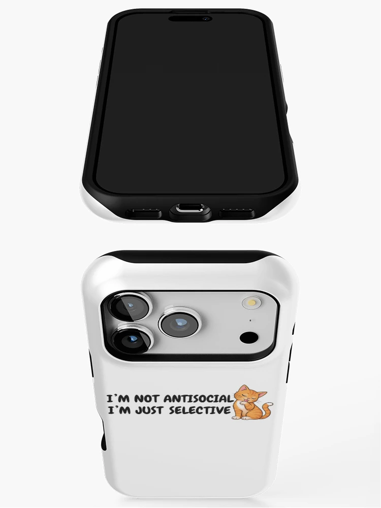 Thumbnail 3 of 4, iPhone Case, Social designed and sold by RottenIdea.