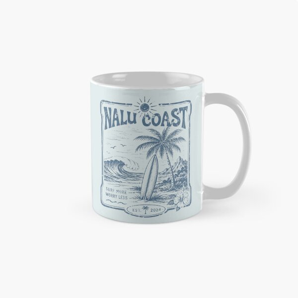 Item preview, Nalu Coast Surf Graphic | Unisex Coastal Streetwear  designed and sold by Nalu Coast.