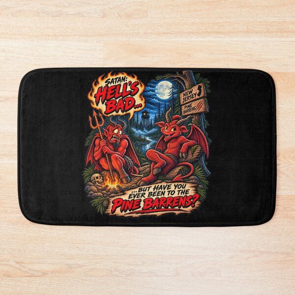 Item preview, Jersey Devil – Hell’s Bad, But Have You Been to the Pine Barrens? designed and sold by Clint Reno Designs.
