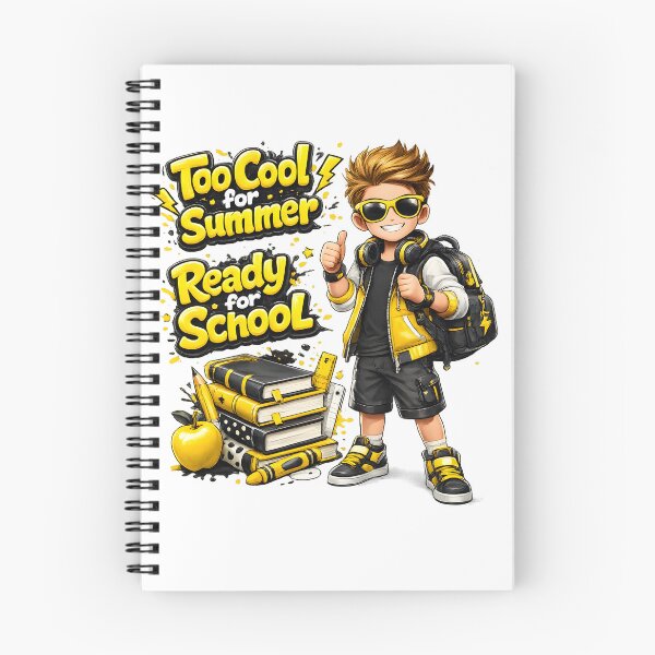 Item preview, Too Cool for Summer, Ready for School | Funny Back to School Design designed and sold by FeelFreeStore.