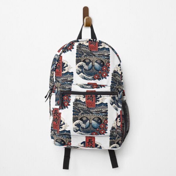 Item preview, Nagasaki Japan Vintage Travel Tourism Art designed and sold by TravelersGems.