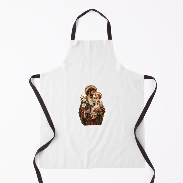 Item preview, Saint Joseph and the Child Jesus | Protector of the Holy Family | Catholic Art designed and sold by unetesierecato.
