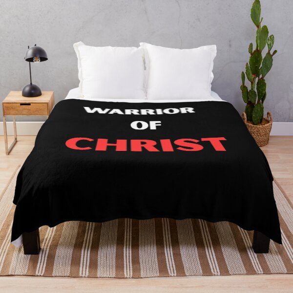 Item preview, Warrior Of Christ Bold Typography designed and sold by Drami21.
