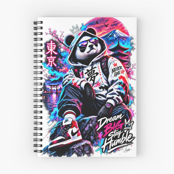 Item preview, HD Cyberpunk Panda Tokyo Streetwear – Dream Big designed and sold by Groovy Nest.