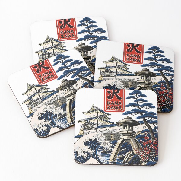 Item preview, Kanazawa Ishikawa Japan Vintage Travel Tourism Art designed and sold by TravelersGems.