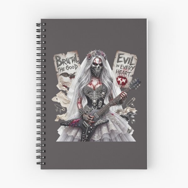 Item preview, Evil Bride Guitar Skull Tattoo designed and sold by Voodoo Store Paranormal Collections.