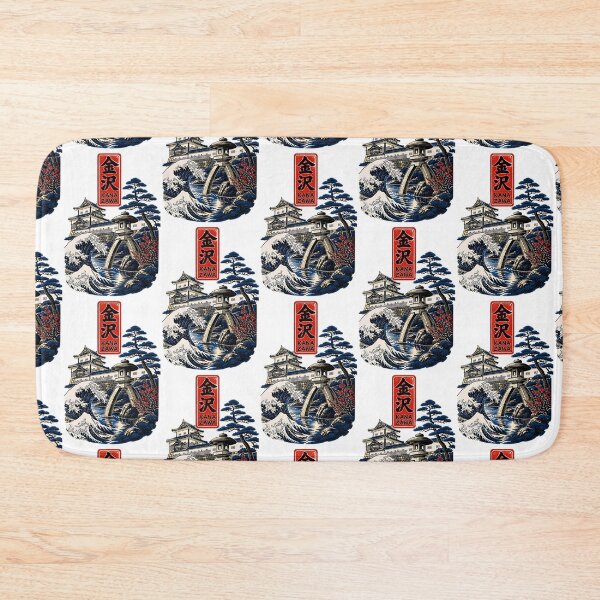 Item preview, Kanazawa Ishikawa Japan Vintage Travel Tourism Art designed and sold by TravelersGems.