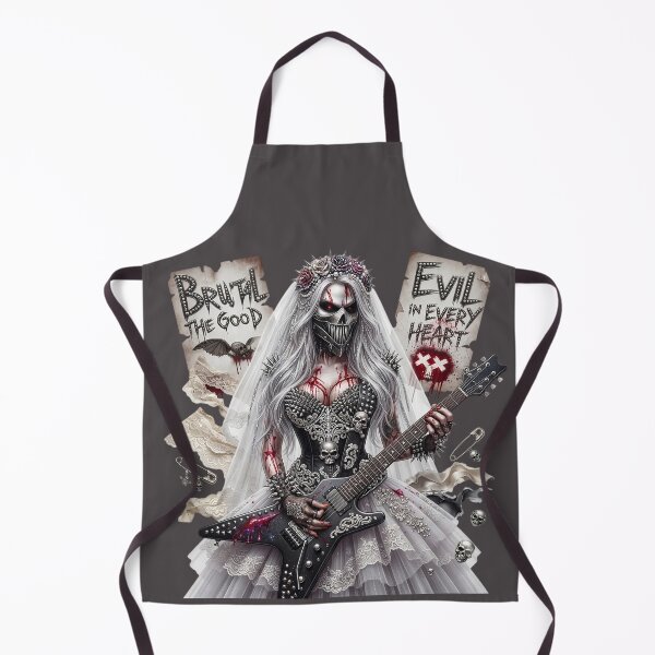 Item preview, Evil Bride Guitar Skull Tattoo designed and sold by Voodoo Store Paranormal Collections.