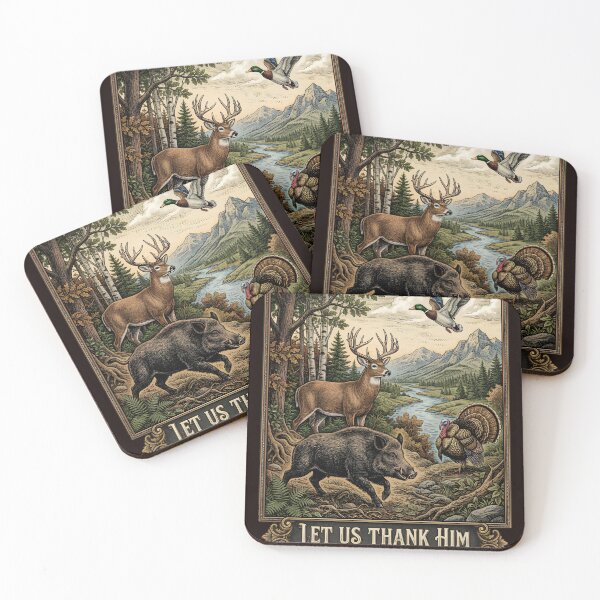 Item preview, Let Us Thank Him For Our Food Christian Hunting Season designed and sold by w66aboo.
