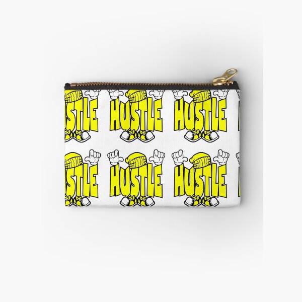 Item preview, Hustle – Motivational Yellow Comic Words funny  designed and sold by NFTWords.