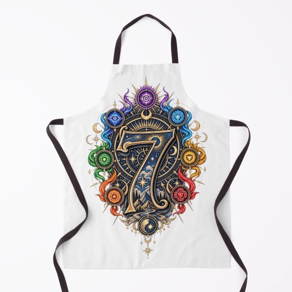Item preview, The Power of Seven Spiritual Numerology Design designed and sold by NovaMoodCo.