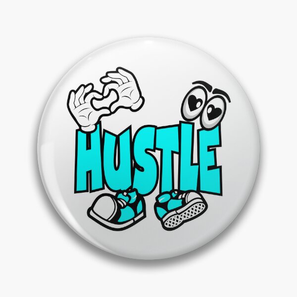 Item preview, Hustle – Motivational Words Character Bold Retro designed and sold by NFTWords.