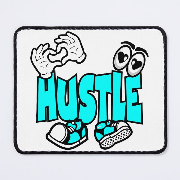 Item preview, Hustle – Motivational Words Character Bold Retro designed and sold by NFTWords.