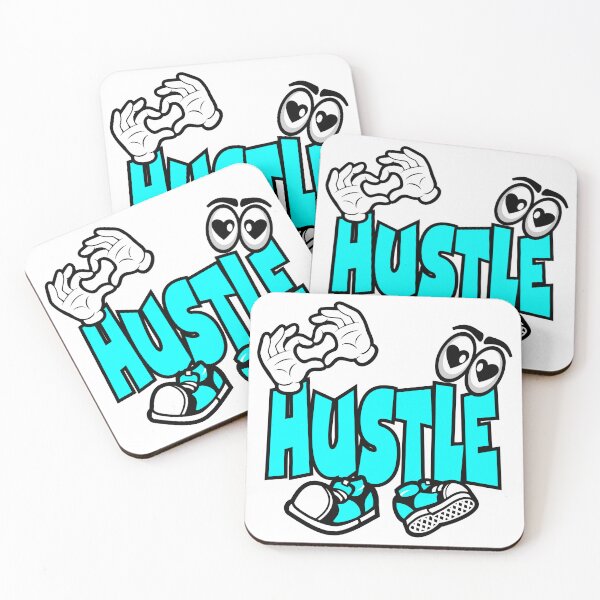 Item preview, Hustle – Motivational Words Character Bold Retro designed and sold by NFTWords.
