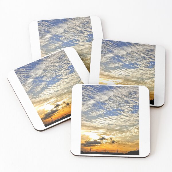 Item preview, Vibrant Sunset Clouds with Colorful Gradient Sky designed and sold by studio-koichiro.