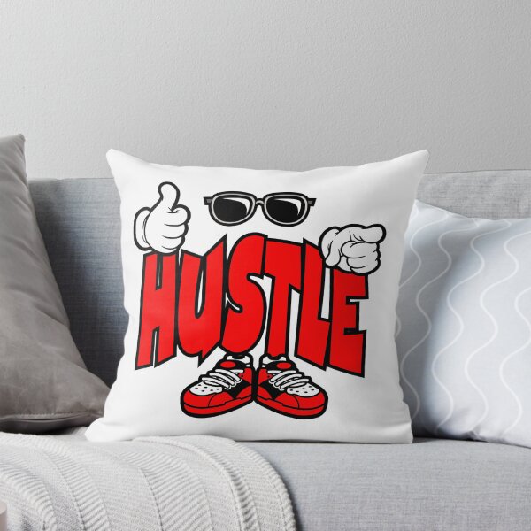 Item preview, Hustle – Motivational Red Character Bold Retro designed and sold by NFTWords.