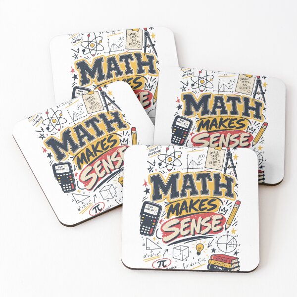 Item preview, Math Makes Sense | Retro STEM Math Student Design designed and sold by Sunday.Supply.