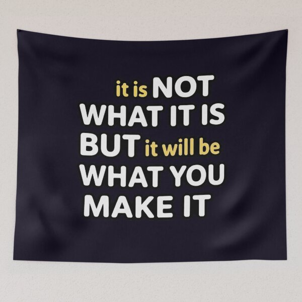 Item preview, It Is NOT WHAT IT IS Quote Typography designed and sold by PRINTSCHARMINGM.