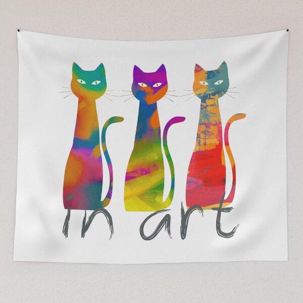 Item preview, Cats in art designed and sold by Design Join.