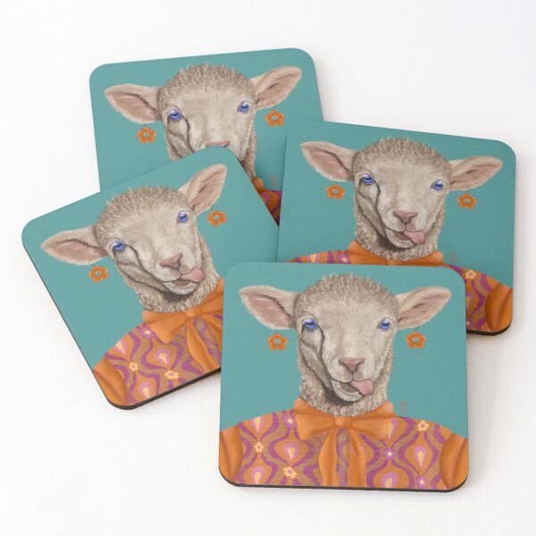 Item preview, Groovy 70s Sheep designed and sold by Chelseigh Rae Artistry.
