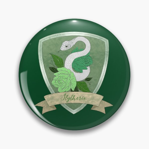 Item preview, Slytherin Floral Shield designed and sold by starling_designs.
