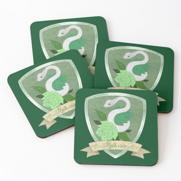 Item preview, Slytherin Floral Shield designed and sold by starling_designs.