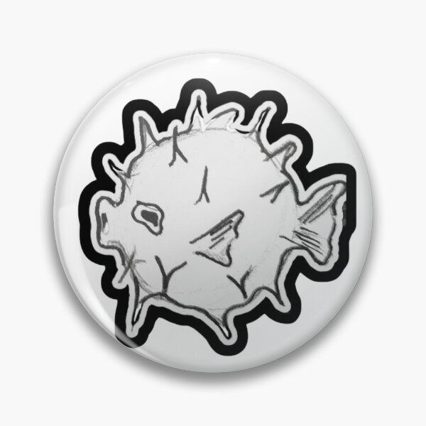 Item preview, cute spiky monster sticker designed and sold by kiru7q.