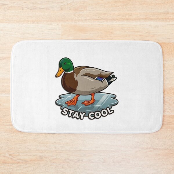 Item preview, Stay Cool Drake Mallard Duck Illustration designed and sold by FotoBastek.