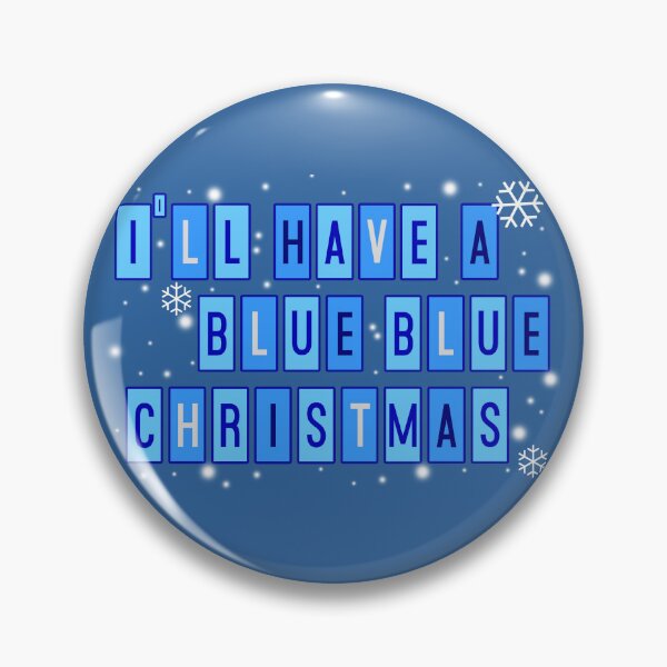 Item preview, Blue Blue Christmas designed and sold by Normbot2000.