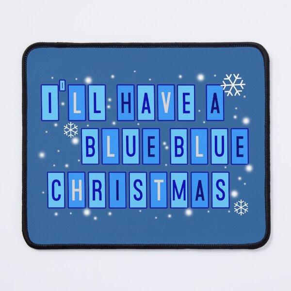 Item preview, Blue Blue Christmas designed and sold by Normbot2000.