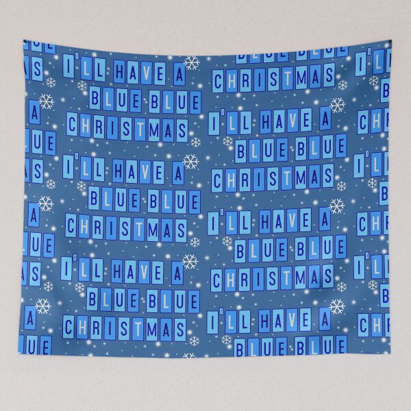 Item preview, Blue Blue Christmas designed and sold by Normbot2000.