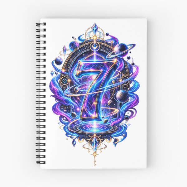 Item preview, Seventh Dimension Futuristic Numerology Spiritual Design designed and sold by NovaMoodCo.