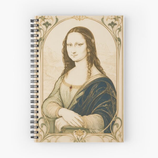 Item preview, Mona Lisa in Art Nouveau​ Style​ designed and sold by Adisak-designs.