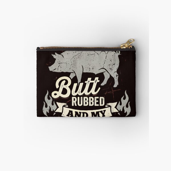 Item preview, I Like My Butt Rubbed & My Pork Pulled BBQ Grilling Humor designed and sold by w66aboo.