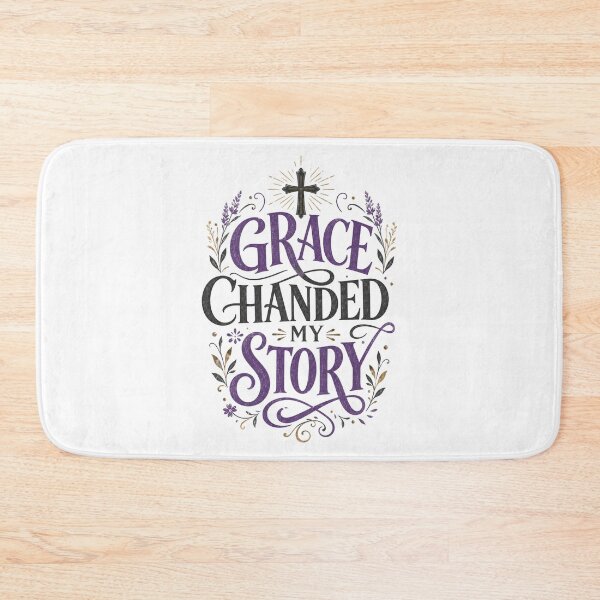 Item preview, Grace Changed My Story Christian Faith Design designed and sold by Rosie's Wildflower Boutique.